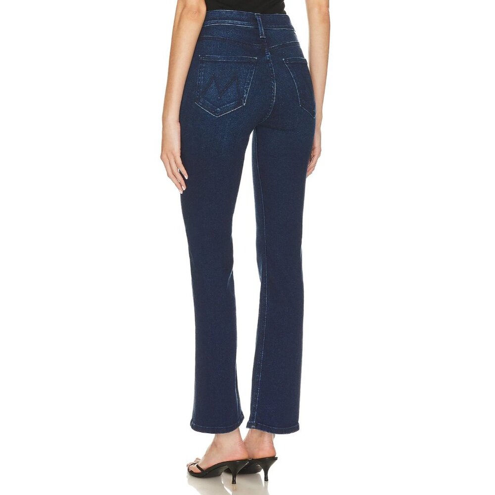NWT MOTHER Tripper Dark Blue Women's Jeans - Taking Shape Color - High Rise - Picture 10 of 10